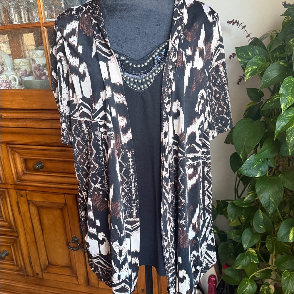 Judith Tribal Print Blouse